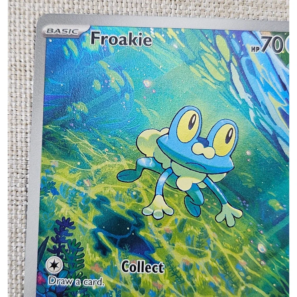 Pokemon Froakie 088/086 Shrouded Fable Illustration Rare Full Art Holo Card NM